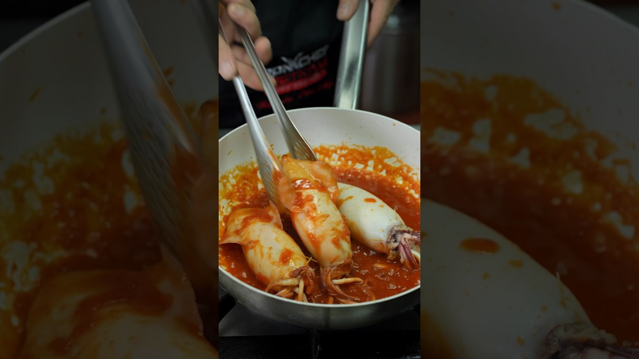 Stuffed calamari