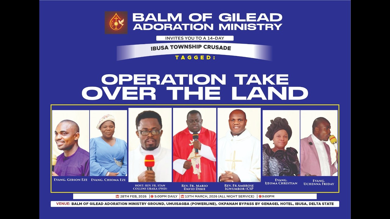 IBUSA TOWNSHIP CRUSADE || OPERATION TAKE OVER THE LAND || CATHOLIC LIVE MASS TODAY || HOLY MASS