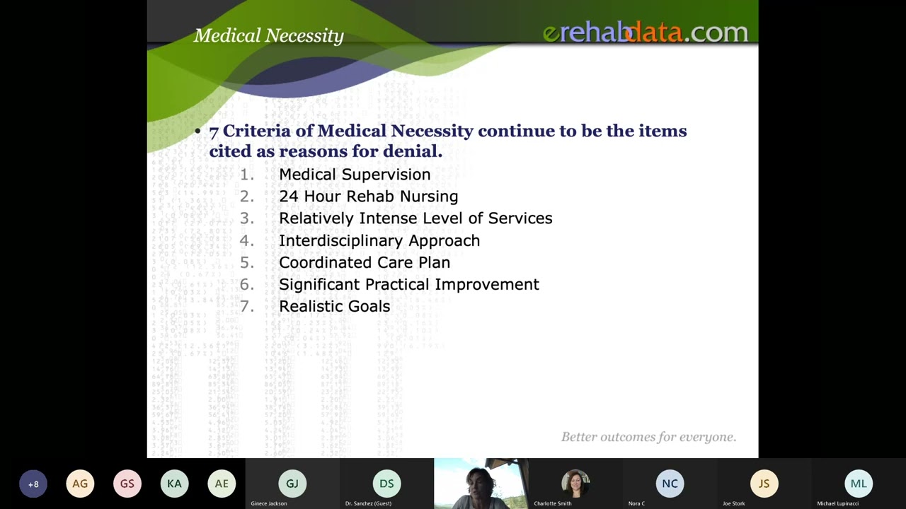 Establishing Medical Necessity In Documentation  Hosted by Dr  Lupinacci