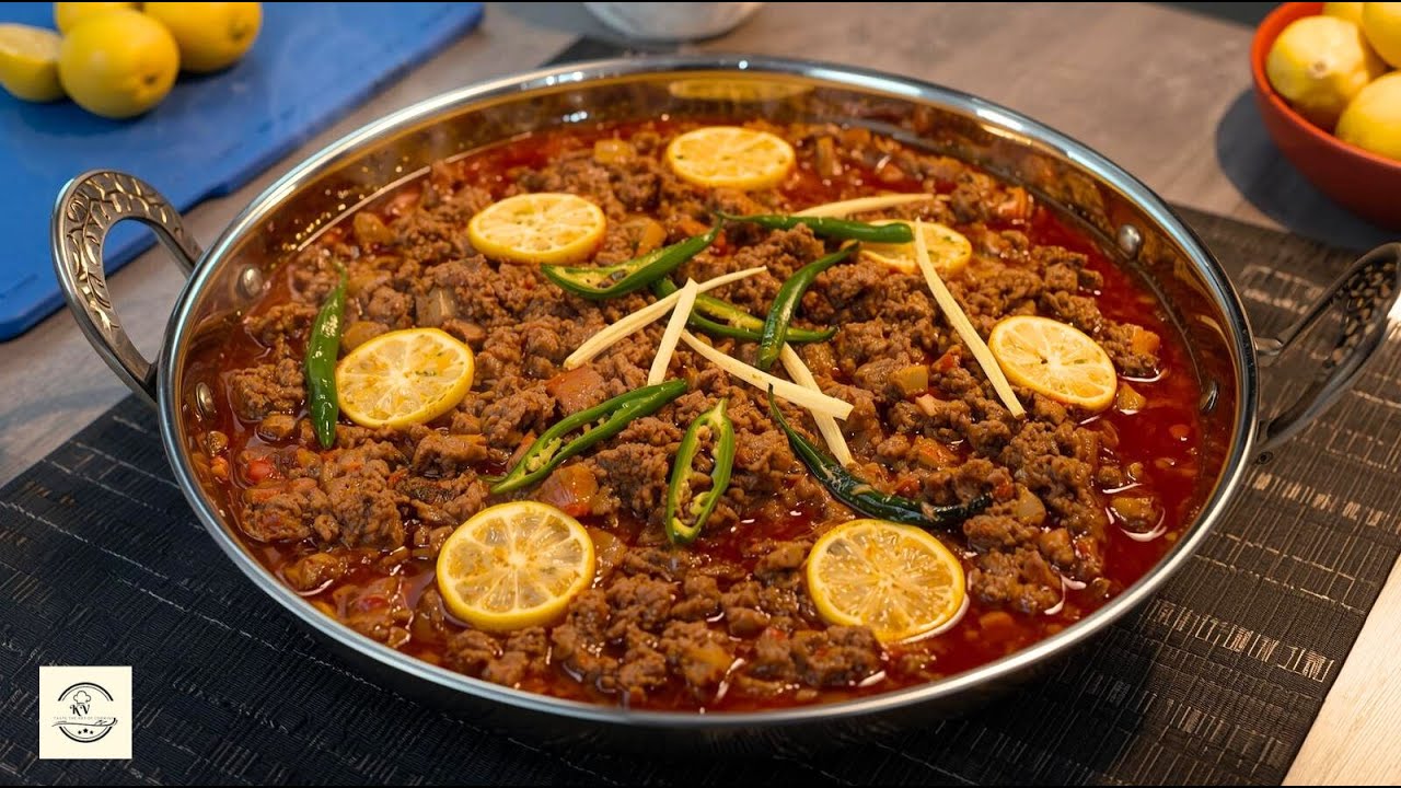 Charsi Keema Karahi Recipe | Restaurant Style at Home | Easy Karahi Recipe | KHANA VLOGS 2.0