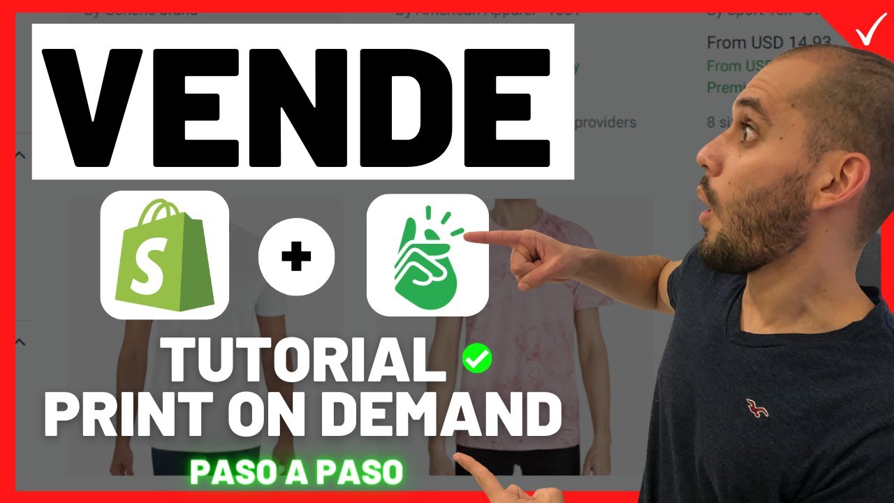 TUTORIAL (Paso a Paso) ✅ PRINTIFY y SHOPIFY *Para PRINCIPIANTES* | Crea Productos de PRINT ON DEMAND