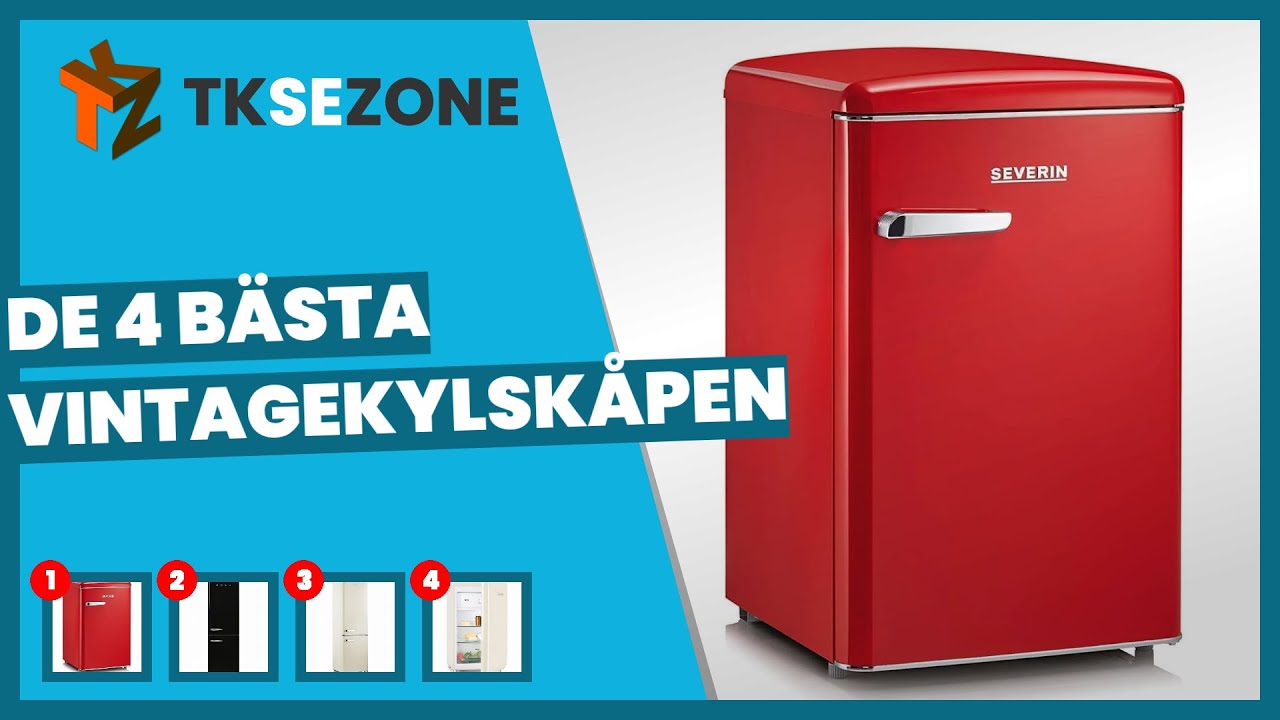 De 4 bästa vintagekylskåpen