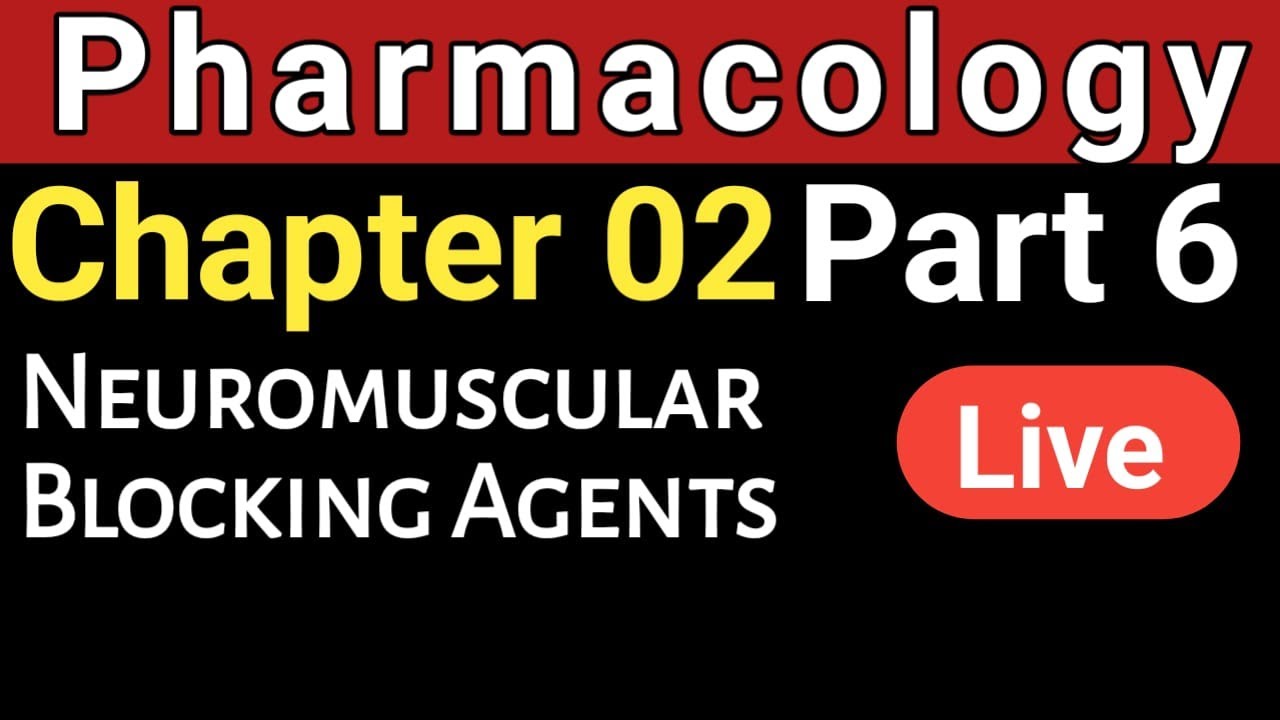 Pharmacology chapter 02 part 6 neuromuscular blocking agents