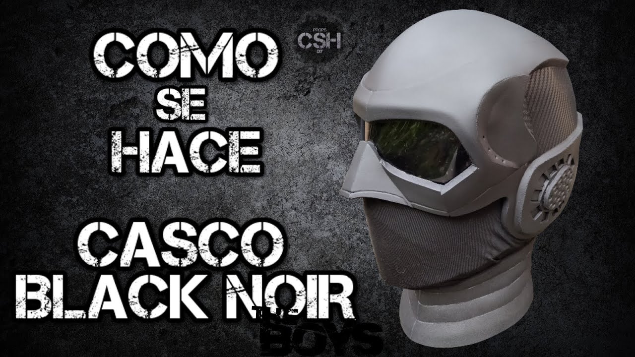 Como Se Hace: Casco Black Noir - The Boys - Goma Eva - DIY