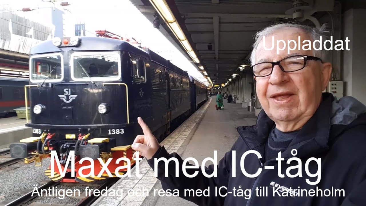 2019-02-15 ÄNTLIGEN FREDAG - Resa med IC-tåg ( lok och vagnar )
