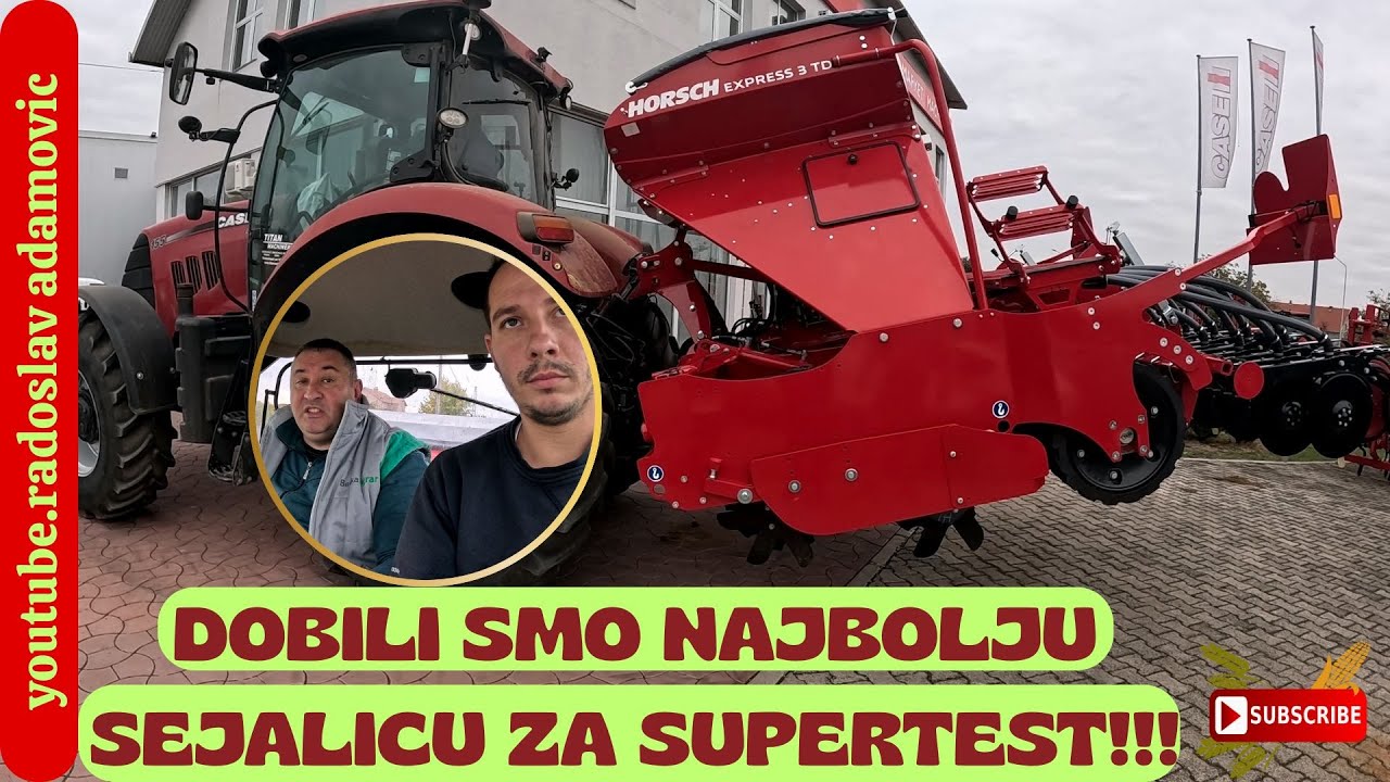 DOBILI SMO NAJBOLJU SEJALICU ZA SUPERTEST!!! ; WE GOT THE BEST SEEDER!! HORSCH EXPRESS 3 TD