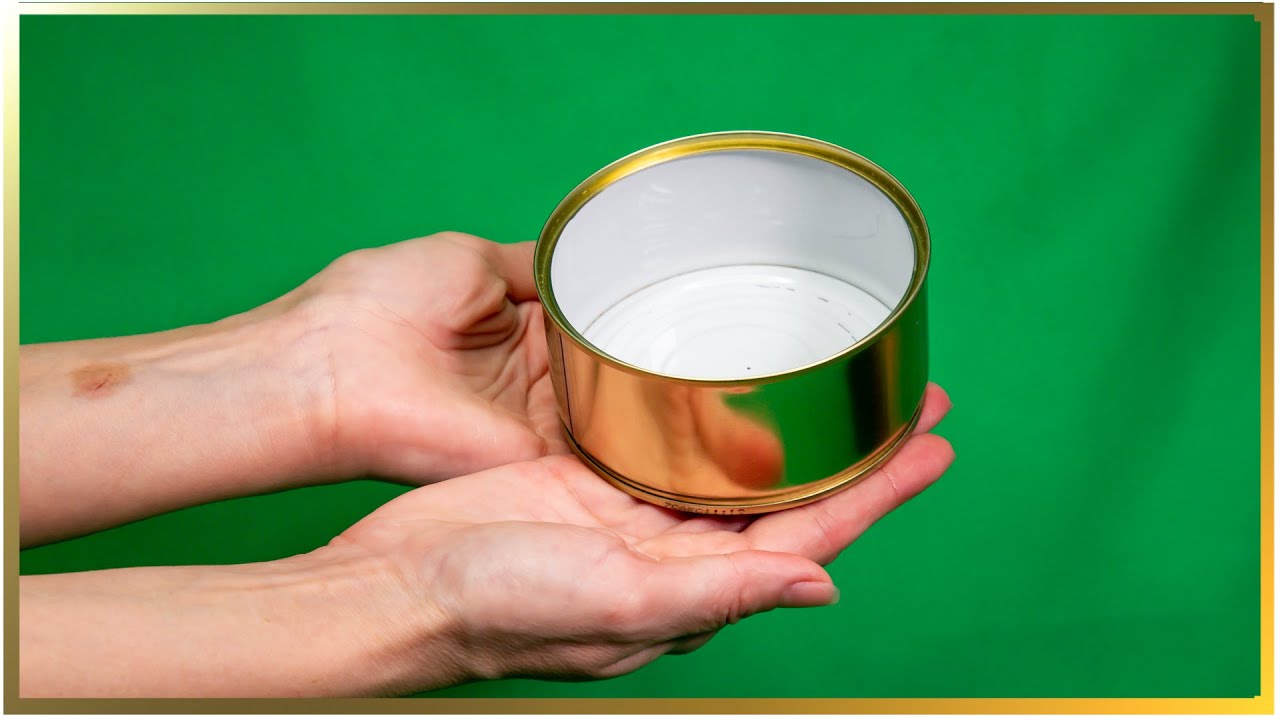 Non buttare via le lattine di metallo: riutilizzarle con questa ottima idea!