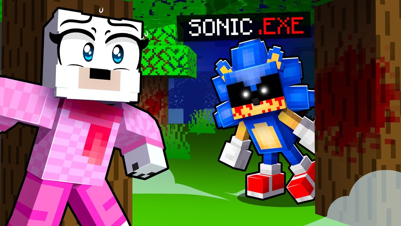 Scaring My Friends as SONIC.EXE in Minecraft!