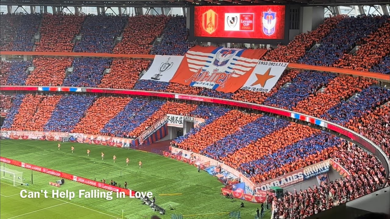 20241102　ALBIREX NIIGATA chants from YBC Levain CUP Final　YBCルヴァンカップ 決勝　 アルビレックス新潟　チャント集　国立