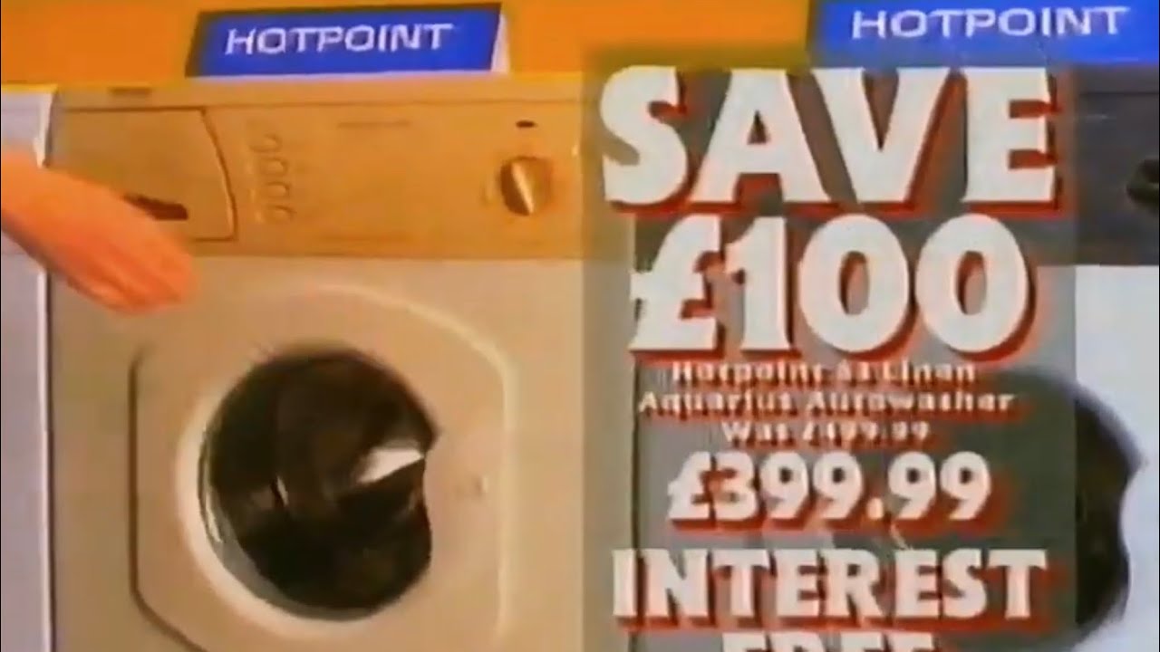 1997: Currys [Hotpoint Aquarius Autowasher]