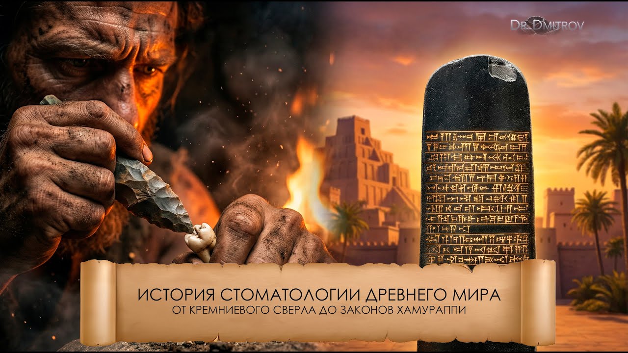 История стоматологии. От кремниевого сверла до законов Хамураппи.