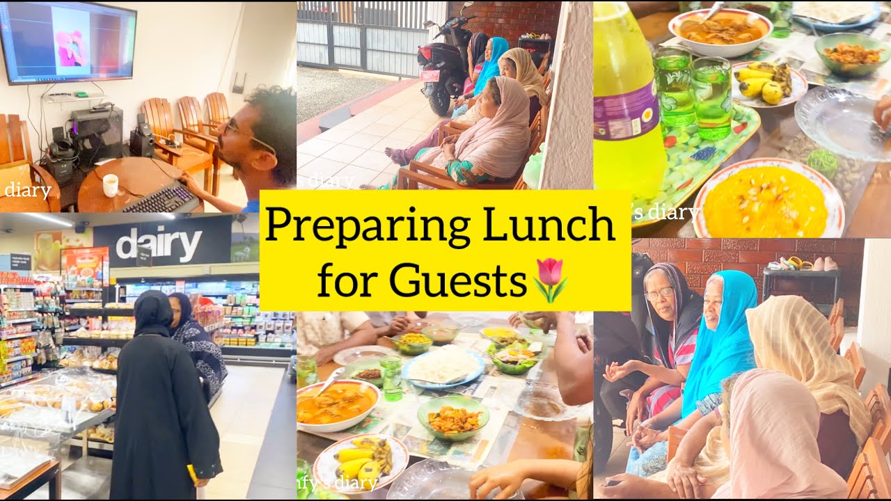 Infy’s diary ~93rd page #minivlog #guest #came #lunch #preparation #sinhalavlog