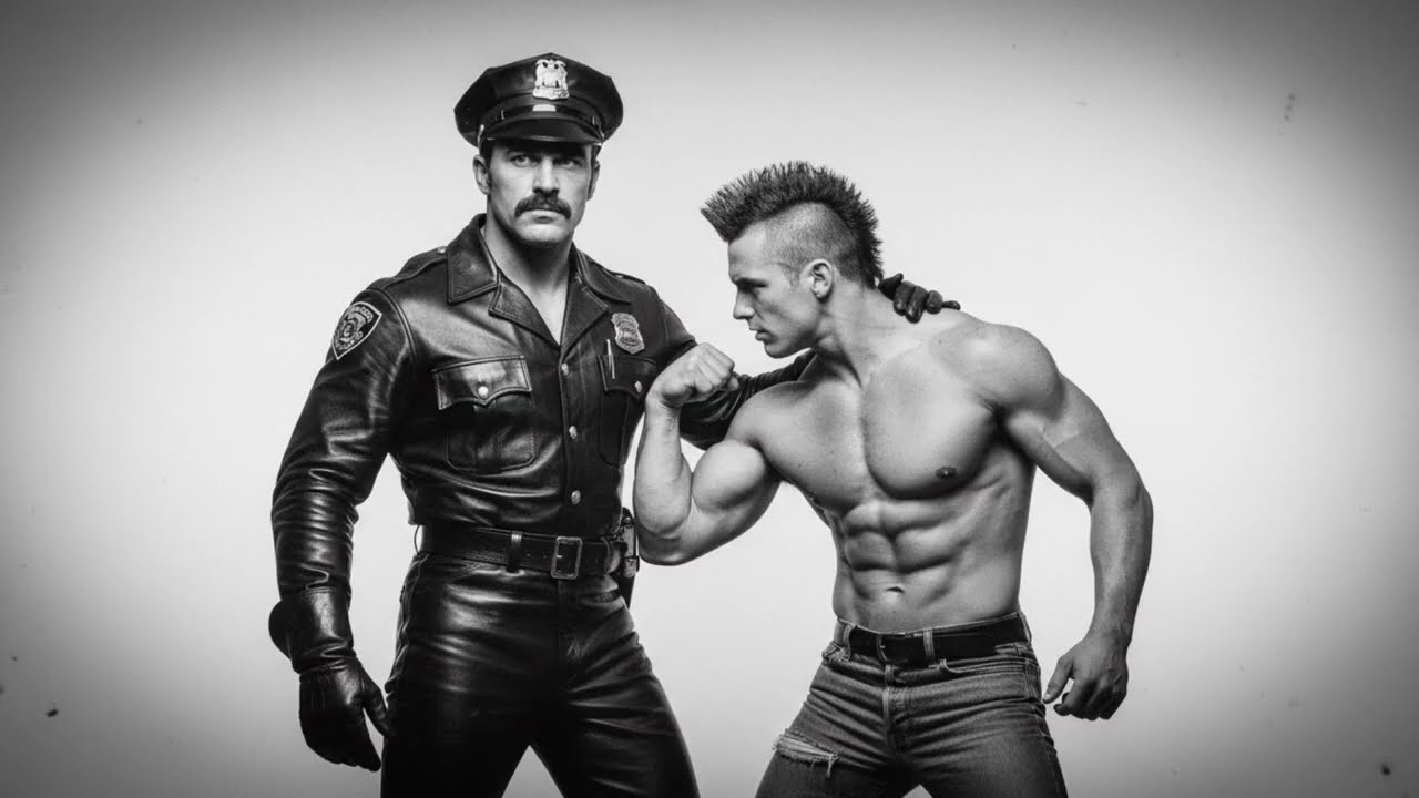 Tom of Finland Cops & Robbers - Leather Police Officers rought to Life with AI Photography Epic