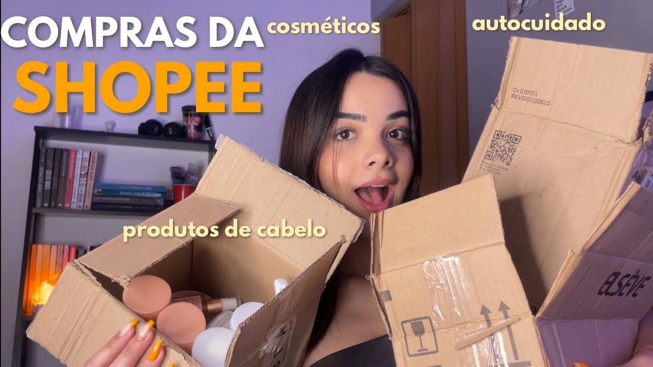 COMPRINHAS NA SHOPEE ~ 750 REAIS EM COSMÉTICOS 🥳