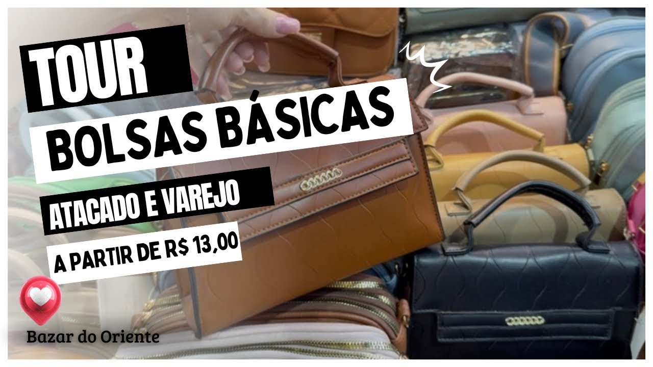 BOLSA Barata no BRÁS - Ótimos PREÇOS Para REVENDA - Modelos Para o Dia a Dia #brás #bolsas