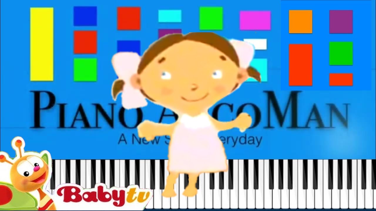 BabyTV - Itororo's Well Slow EASY Medium 4K Piano Tutorial