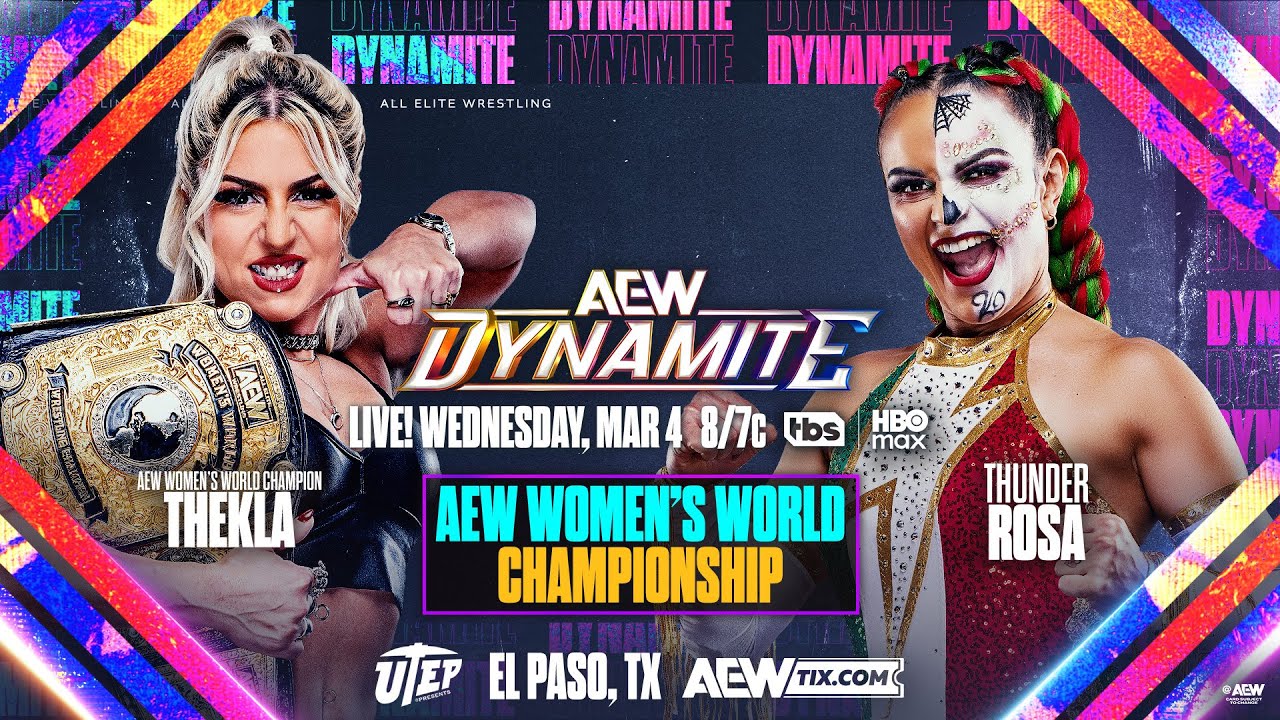 WWE 2K25 Thekla Vs. Thunder Rosa - AEW Women's World Championship - AEW Dynamite 3/4/26