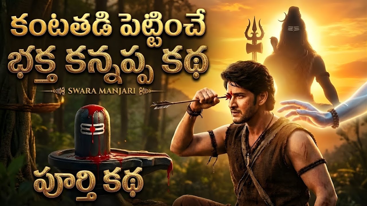 కంటతడి పెట్టించే భక్త కన్నప్ప అద్భుత కథ | శివుడిని కరిగించిన అమాయక భక్తి  #BhaktaKannappa #భక్తకన్న