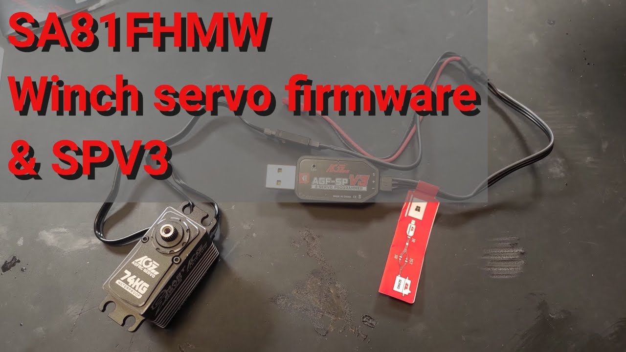 AGFRC convert SA81FHMW to winch servo and back using AGF-SPV3 v3