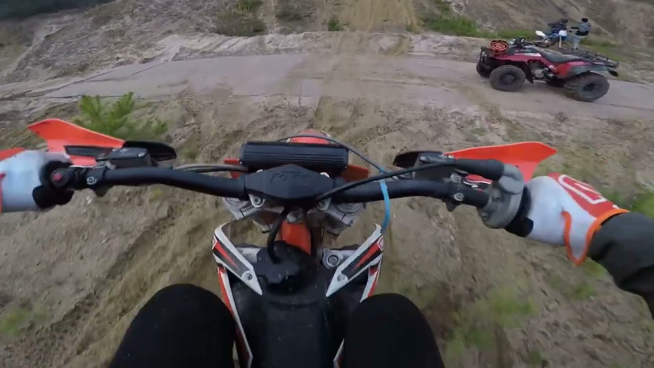 Przelot kayo 140tt, katowanie ktma na podjazdach. KTM sx 85