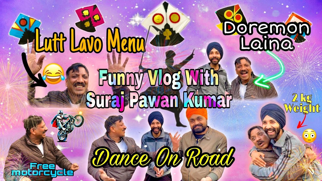 Most Funny Vedio Ever With Suraj Pawan Kumar 🤣 || Kite Shopping With Friends For Lohri || Amritsar