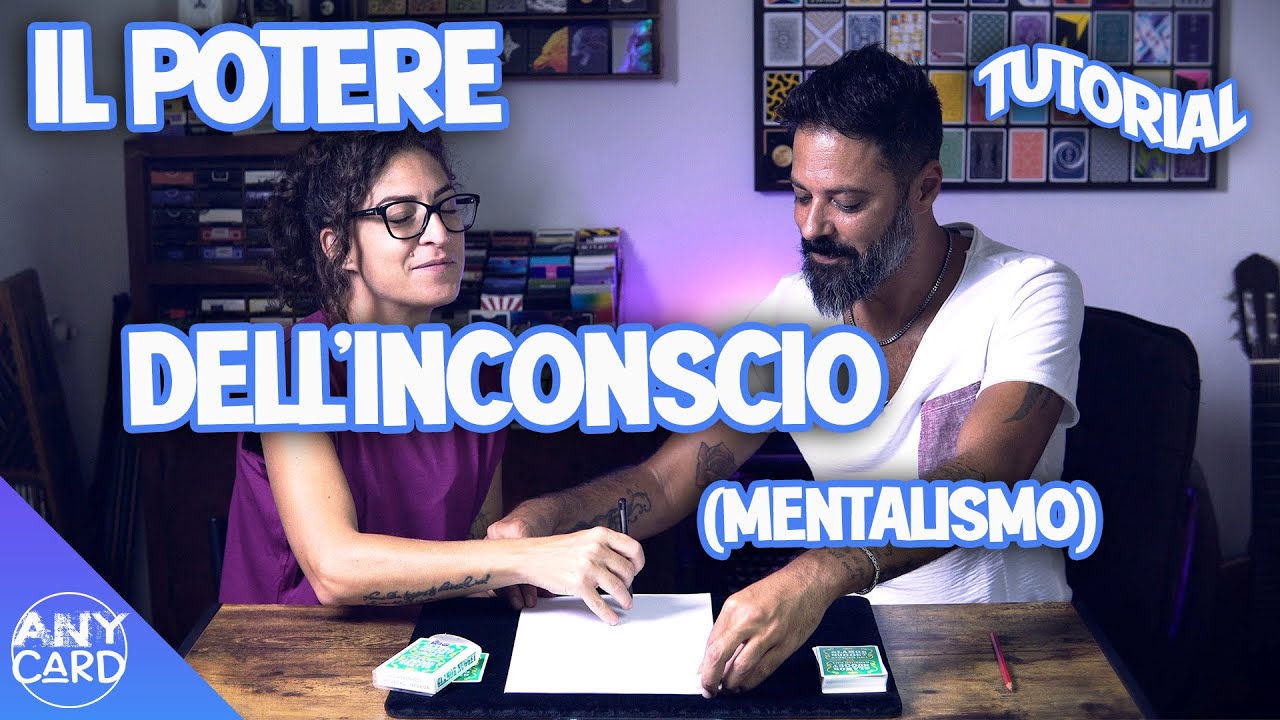 MENTALISMO INCONSCIO (FACILE) \\ PERFORMANCE e TUTORIAL TRIPLO #magician #magictrick