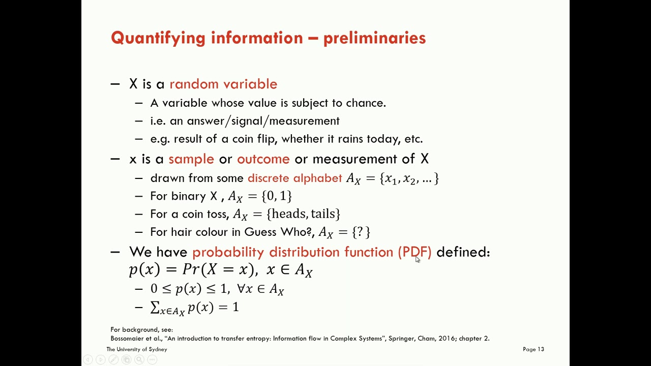 Introduction to Information Theory Entropy   Part 2   Shannon information content