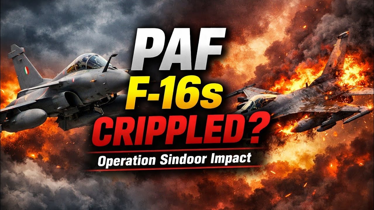 Operation Sindoor Aftermath: IAF Cripples Pakistan’s F-16 Fleet | Shocking Assessment