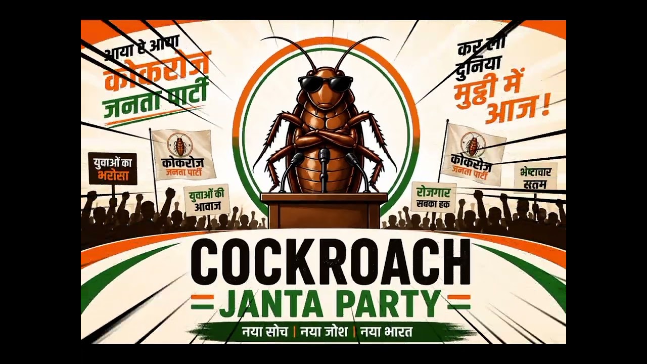 💥⚡कोकरोज़ जनता पार्टी का धमाकेदार एंट्री Song | Youth Power Anthem 🚩