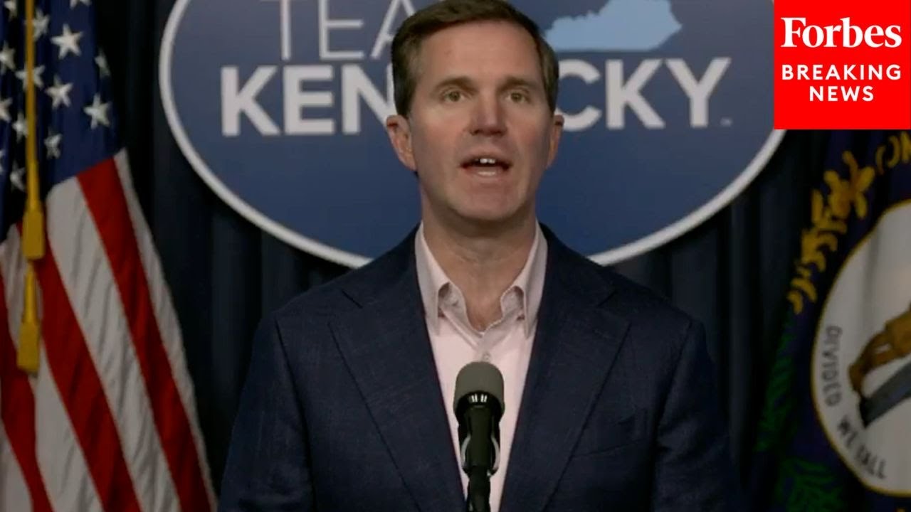 Gov. Andy Beshear Holds Press Briefing To Announce Economic Updates In Kentucky