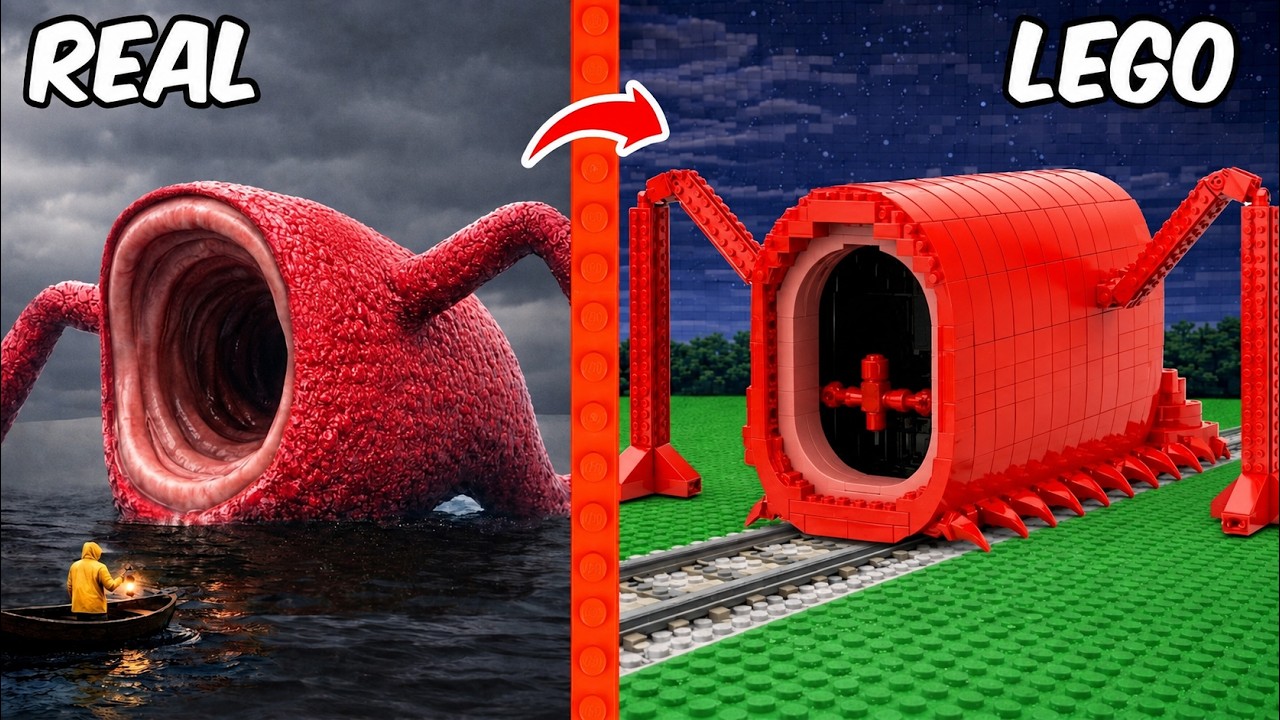 I Turned LEGO TRAIN EATER into GIANT SEA EATER Mutation! | AM Bricks Galaxy