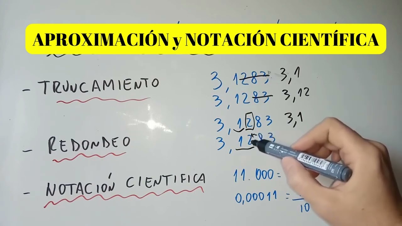 Aproximación y Notación Científica (truncamiento y redondeo)