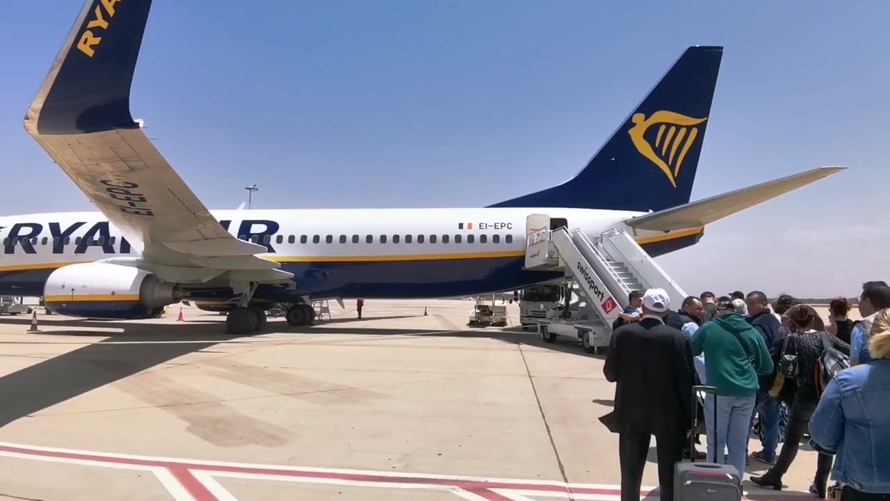 4k aéroport Agadir🇲🇦] [aéroport Paris Beauvais🇫🇷 RYANAIR air France #aviation