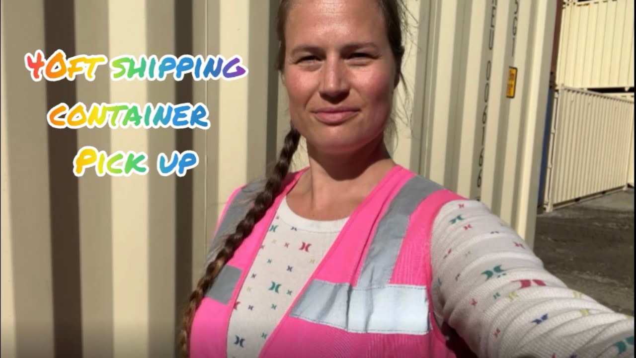 Shipping container adventures!! I went to Long Beach, CA with my parents to pick up 40ft container