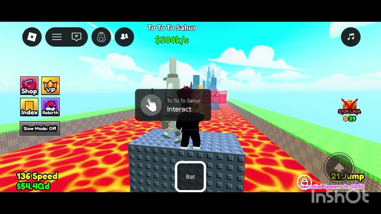 Спас три секретки в игре спаси brain rot от  лавы