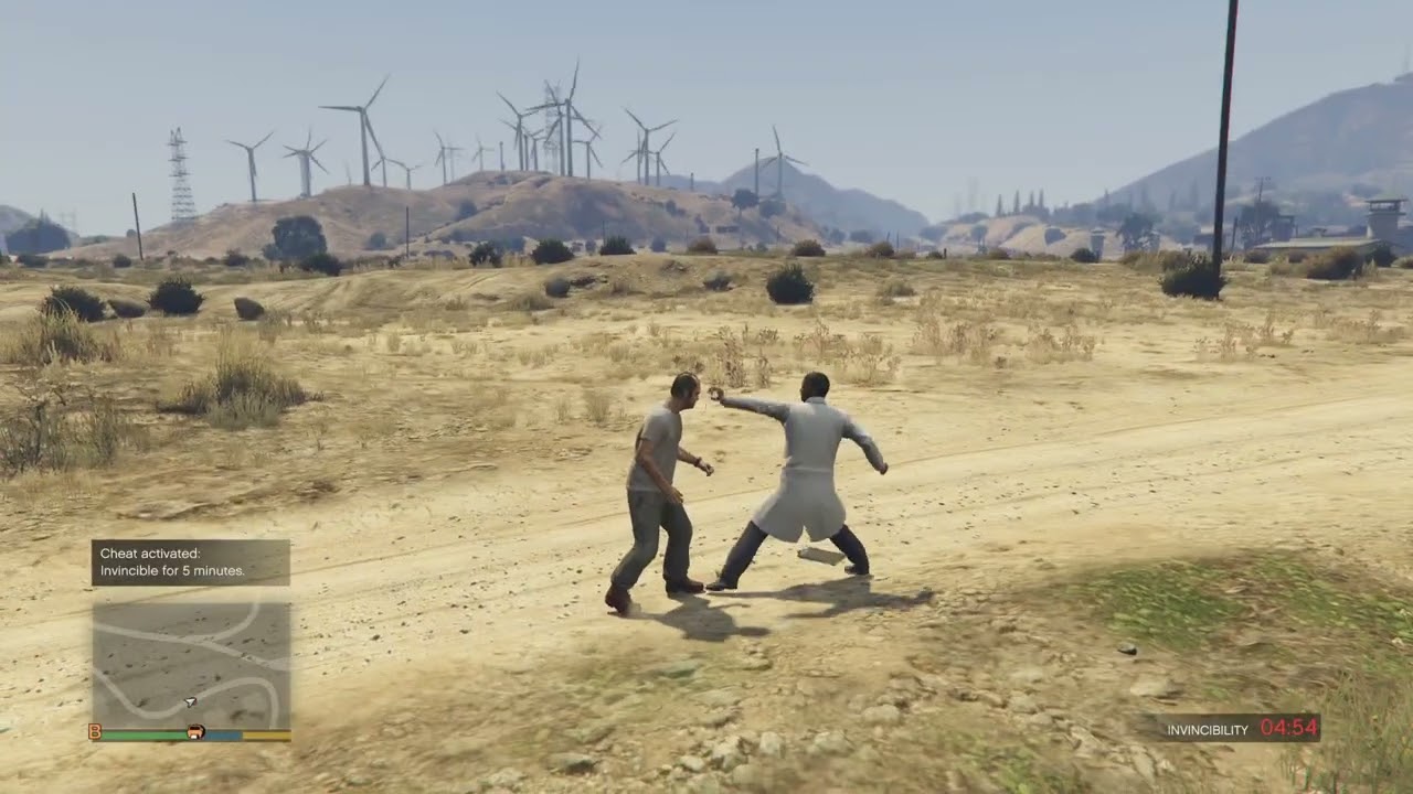 GTA V Trevor vs Scientist Worker fight part 5