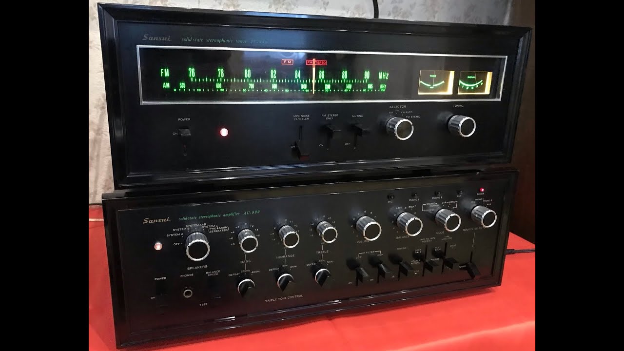 Sansui AU 999 & TU 999