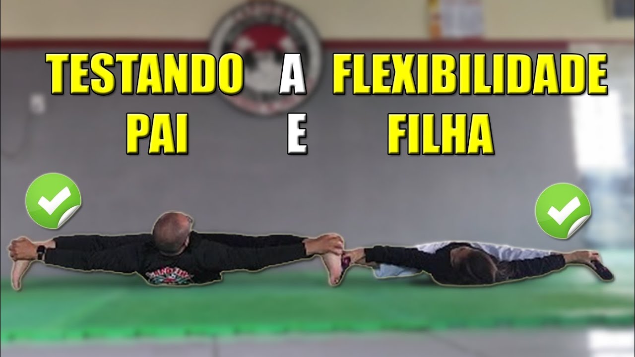 Testando a FLEXIBILIDADE com a Filha (Iúna)