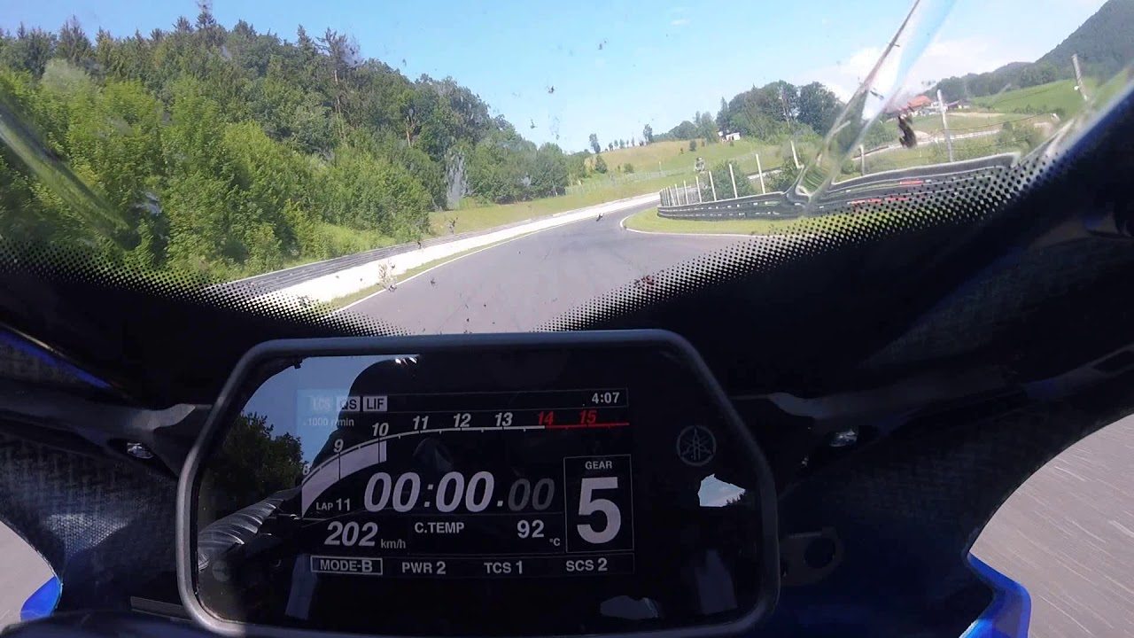 Yamaha R1 RN32 2018 - Salzburgring onboard - HD