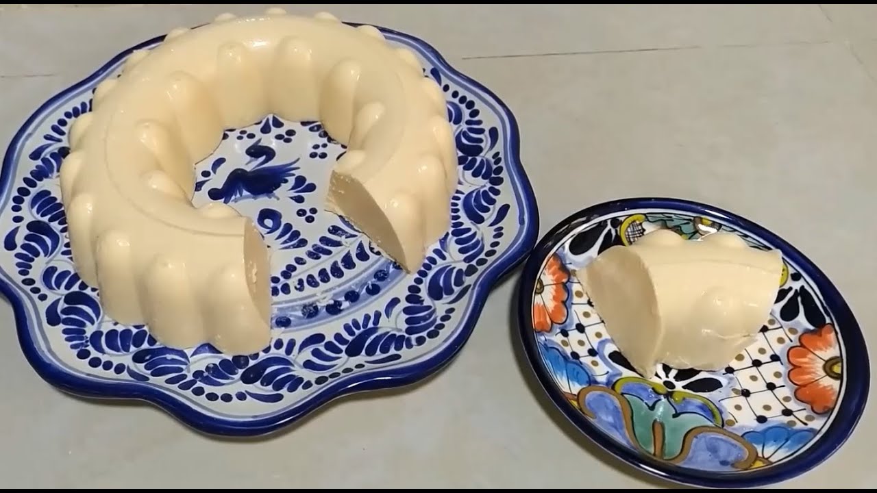 Deliciosa Gelatina de Melón con Queso