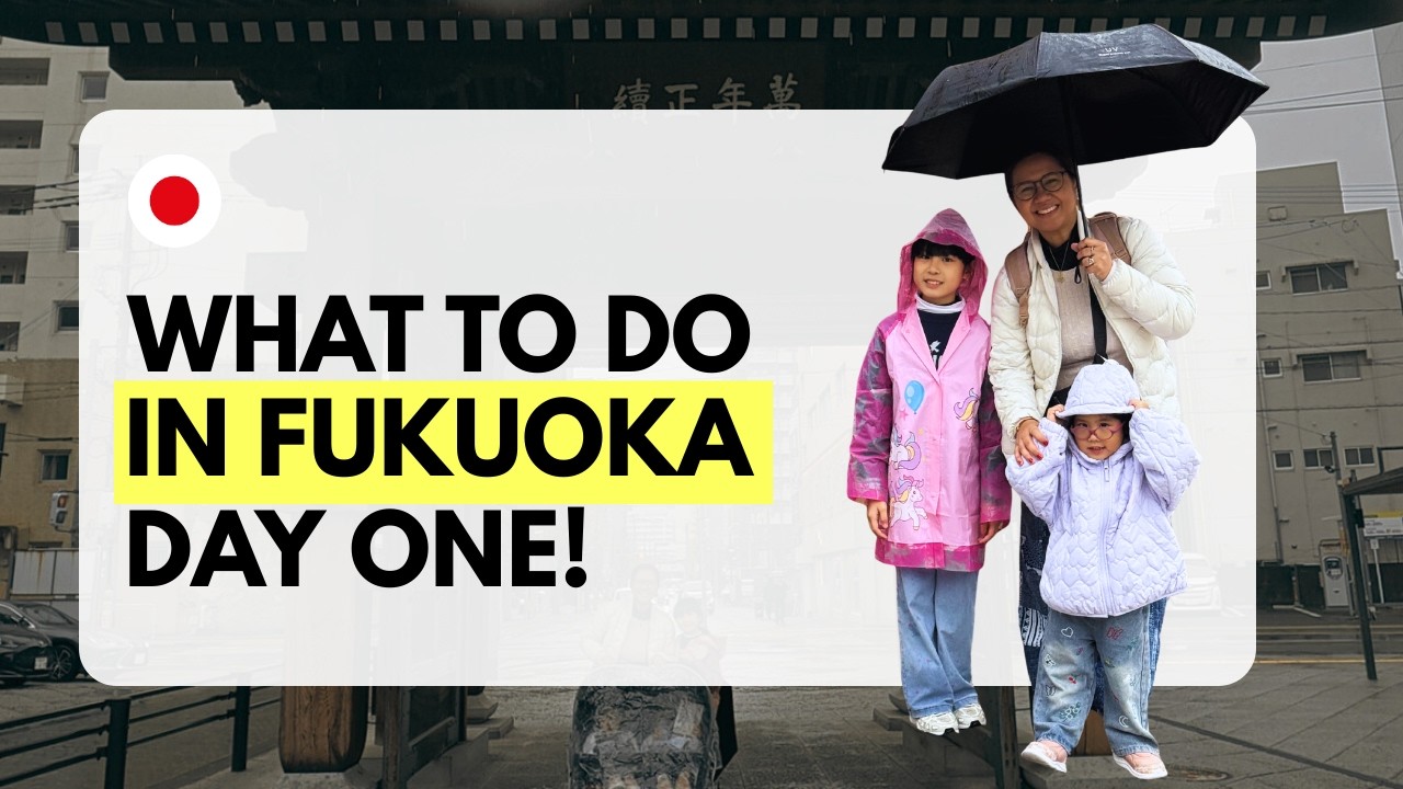 Fukuoka VLOG | Day One: I'm Donut, Hakata Old Town, Canal City, and Nakasu River Cruise