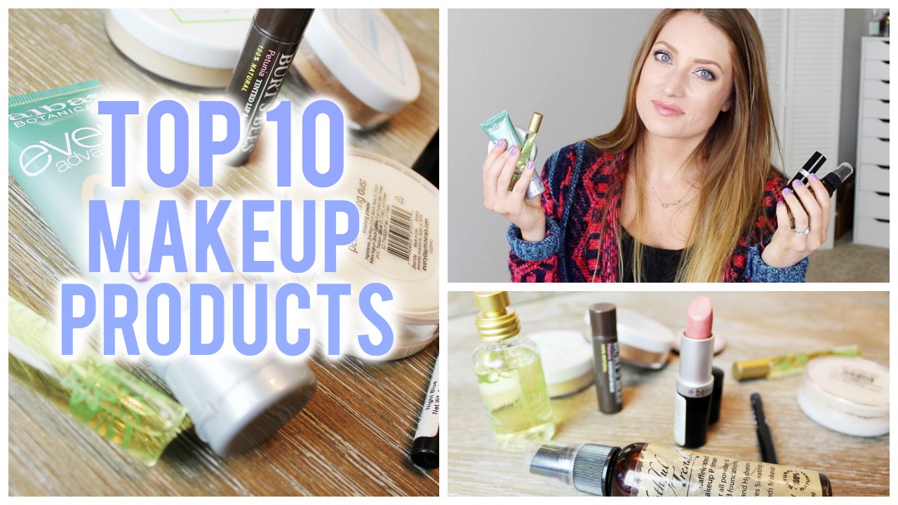 Top 10 Natural Makeup Products | Kendra Atkins