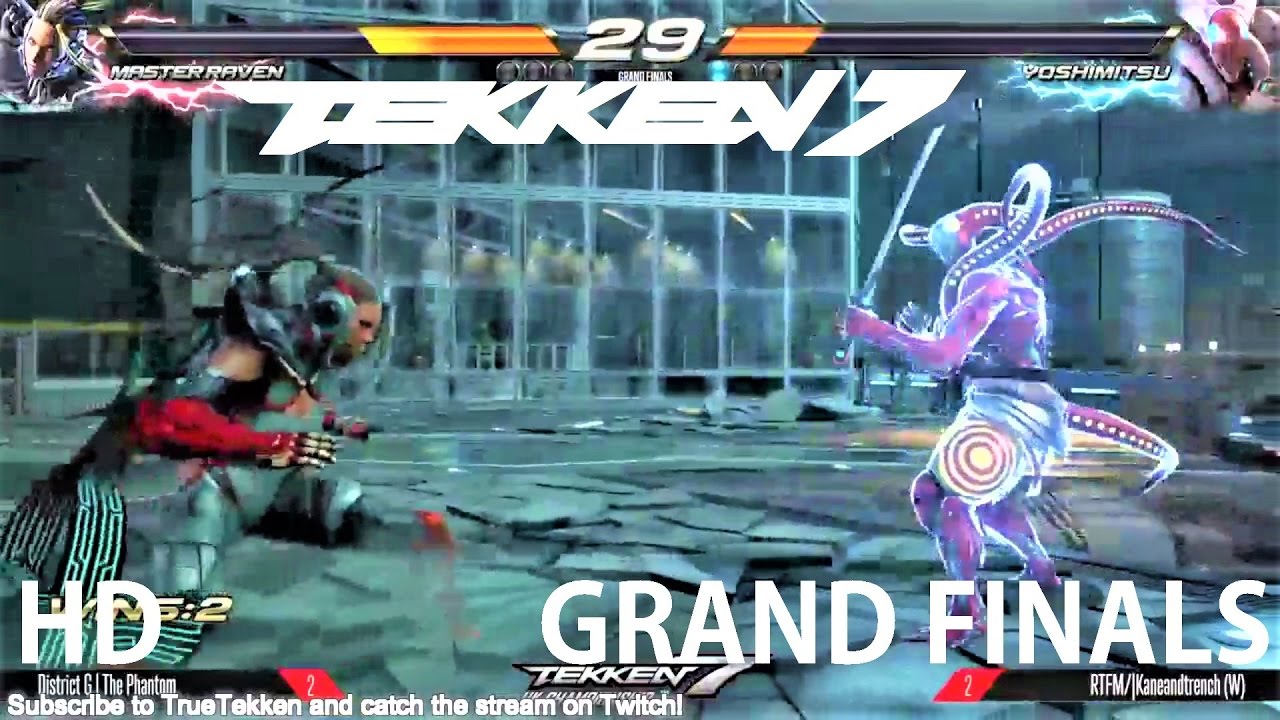 TEKKEN 7 (PS4) Grand Finals YOSHIMITSU VS MASTER RAVEN Battle of the Ninjas