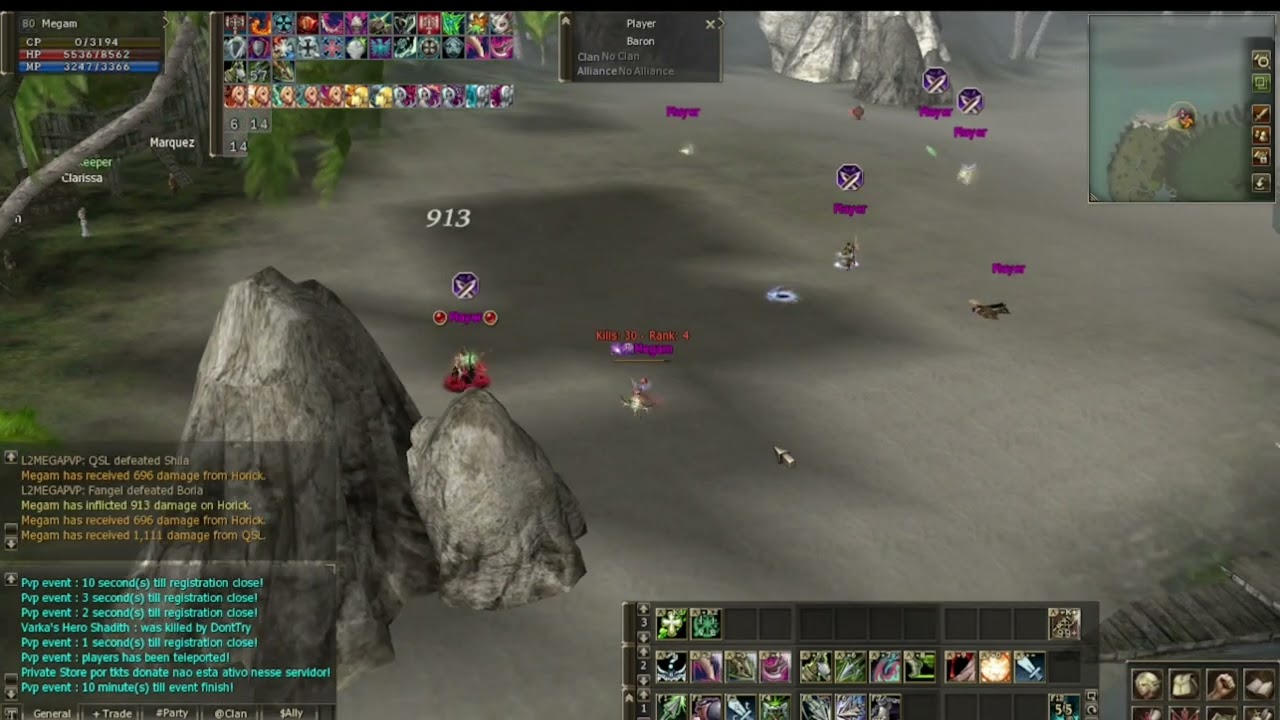 L2 MegaPvP Classic Brincando de Moonlight Sentinel