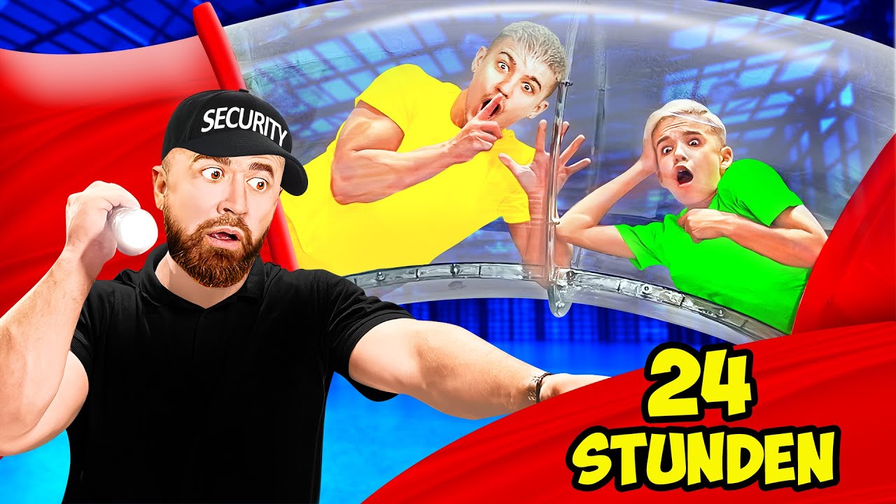 NACHT IM GESCHLOSSENEN INDOORSPIELPLATZ ! *Hat uns die Security erwischt?*