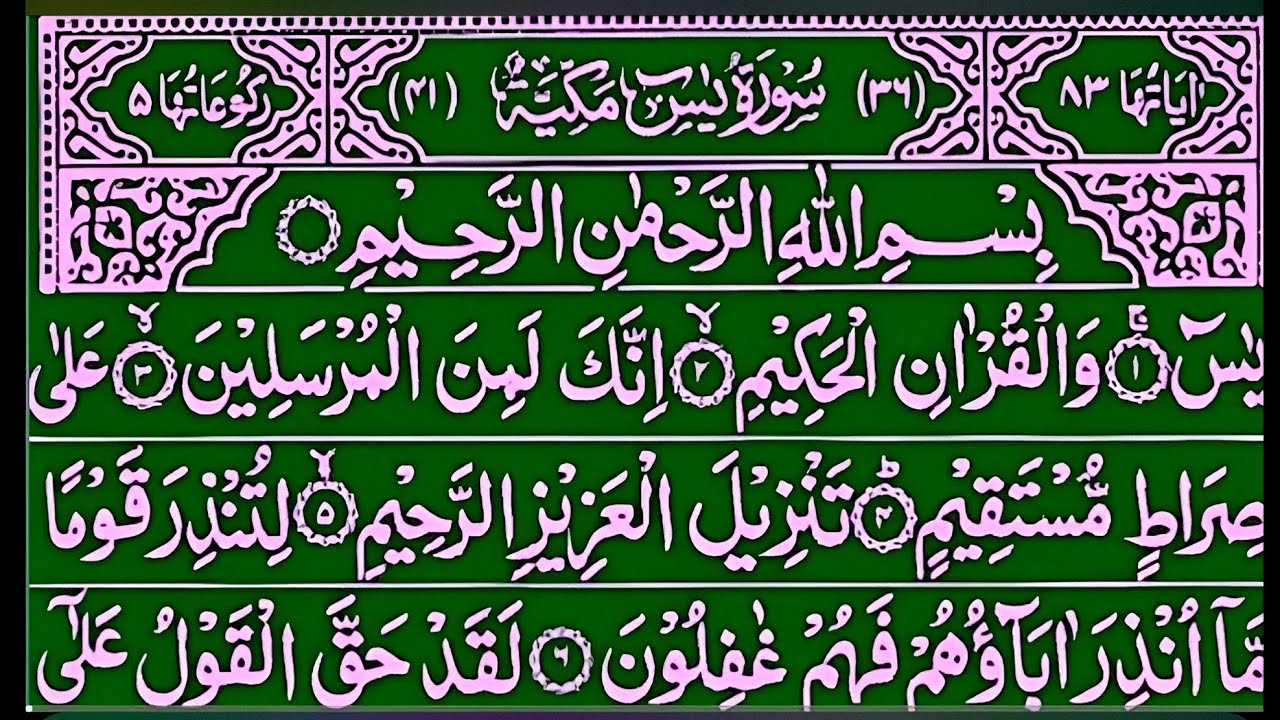 Surah Yaseen Surah Ar Rahman Il Best Quran Recitation ll Surah Yasin full || Yaseen Tilawat Wazifa