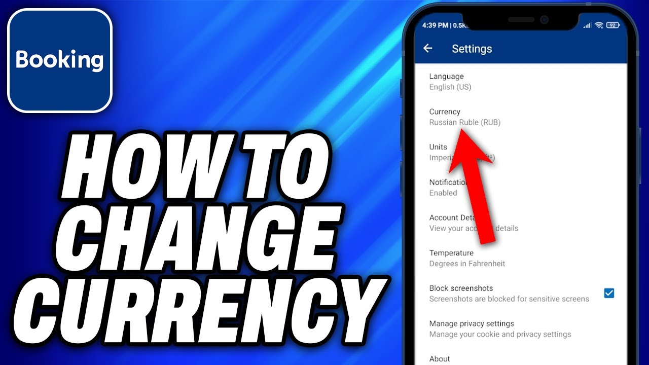 How To Change Currency on Booking -Easy Fix