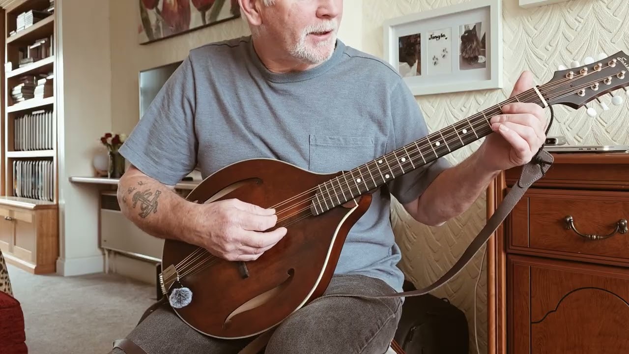 Heaven tutorial cover on Octave mandolin as requested. It’s in key of C. Tuning GDAE