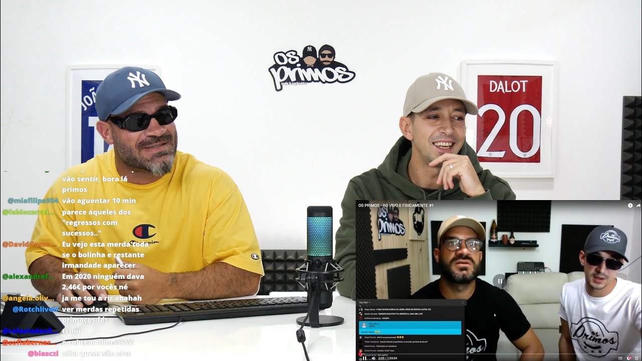 OS PRIMOS REAGEM À SUA PRIMEIRA LIVE