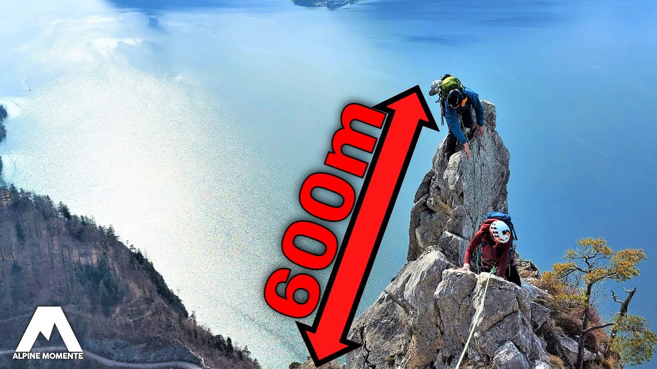 600m über dem See! Traunstein Südwestgrat & Traunstein Gmundnerweg